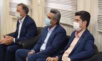 گزارش تصویری دیدار مسئولین بانک رفاه استان با رئیس بیمارستان 
